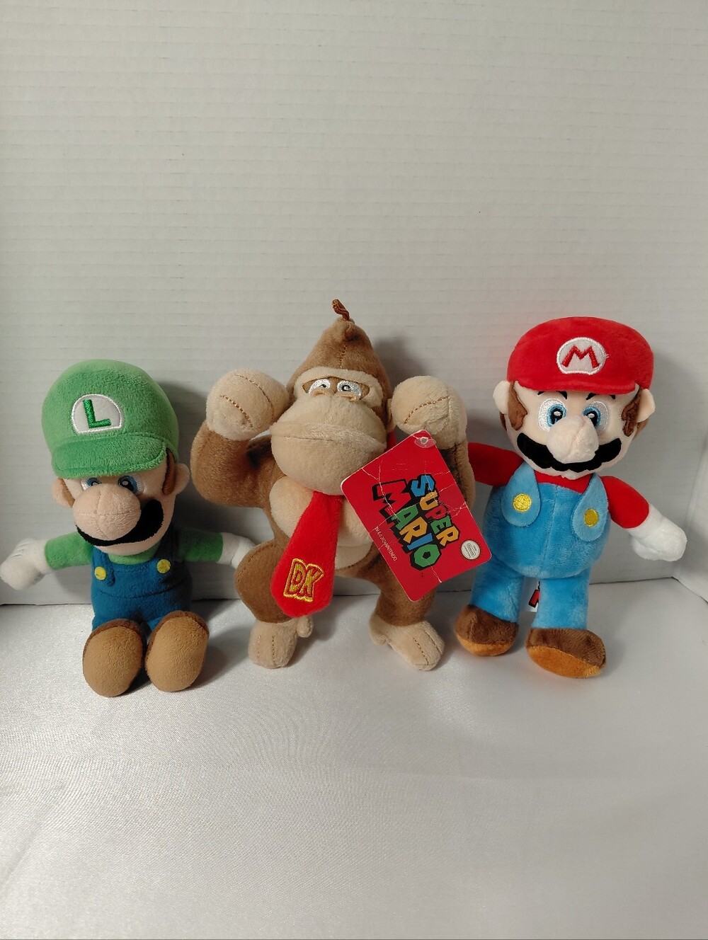 Nintendo Super Mario Plush Trio - Mario, Luigi & Donkey Kong.
